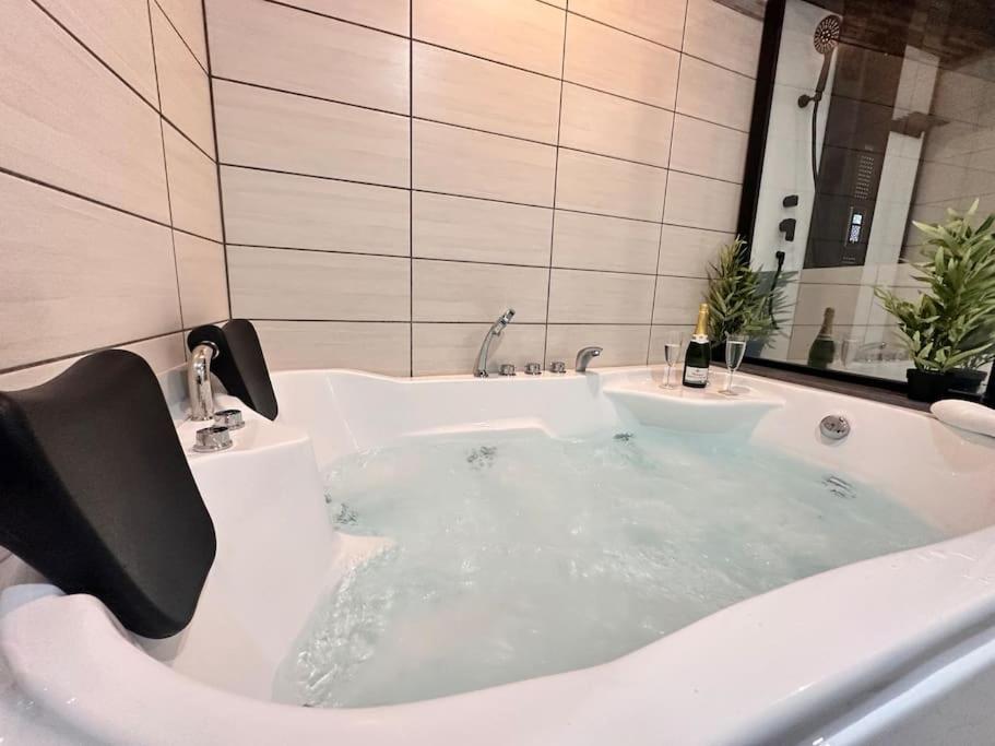 E Servagnat T3 Luxe Avec Sauna Jacuzzi Et Hammam Epernay Exterior photo